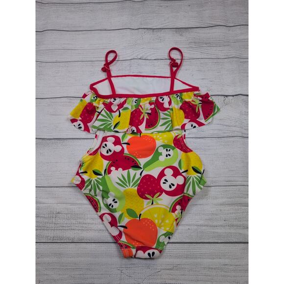 9/10 Disney Ruffled Fruity Swimsuit - Picture 5 of 8